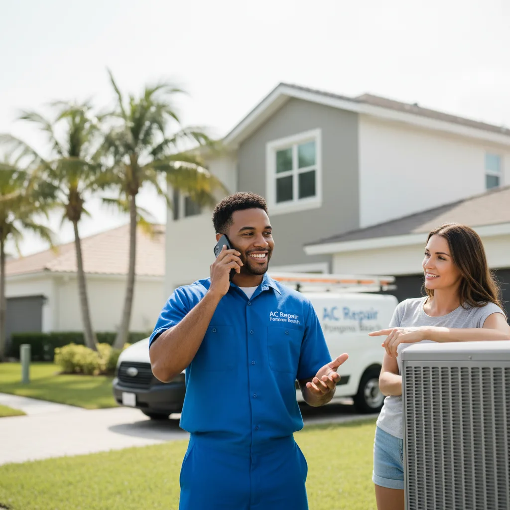 AC Repair Pompano Beach customer support in Hometown